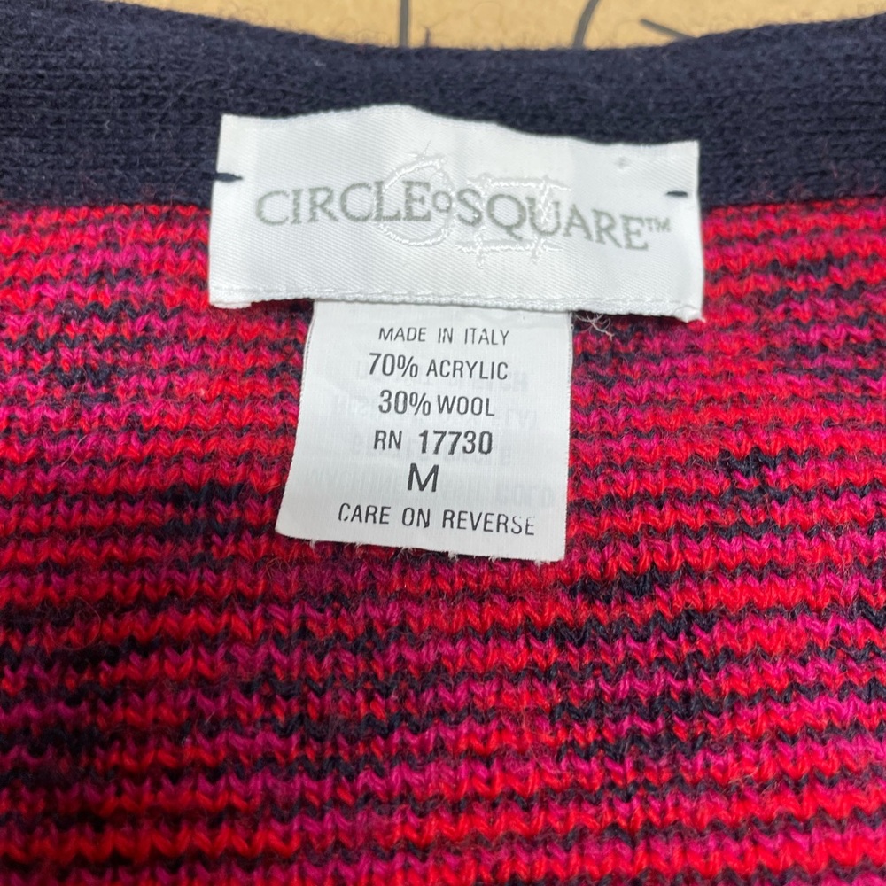 Vintage Vibrant Multicolor Women's Cardigan - Picture 3 of 5